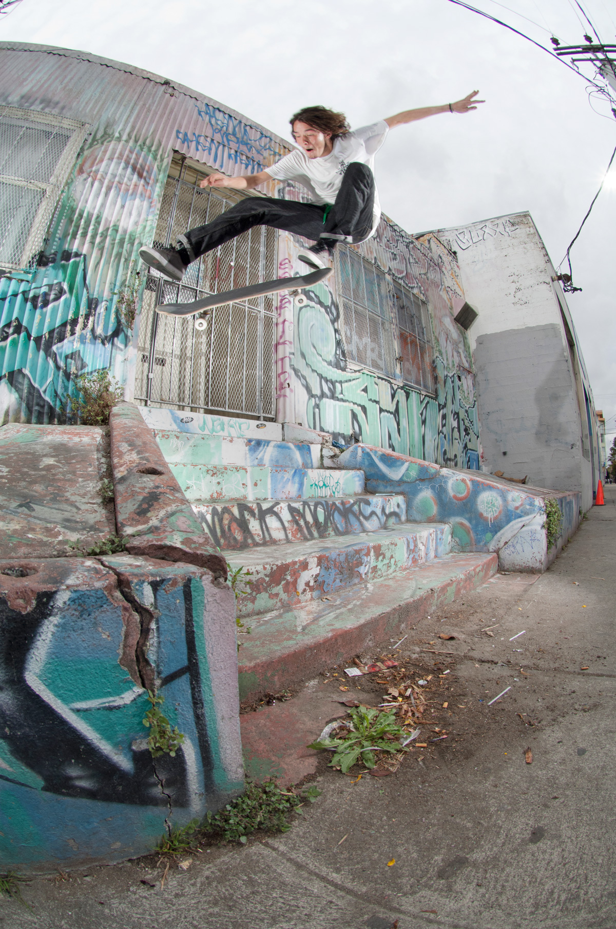Steve Perdue | Frontside Flip Harrison St. S.F Steve Perdue